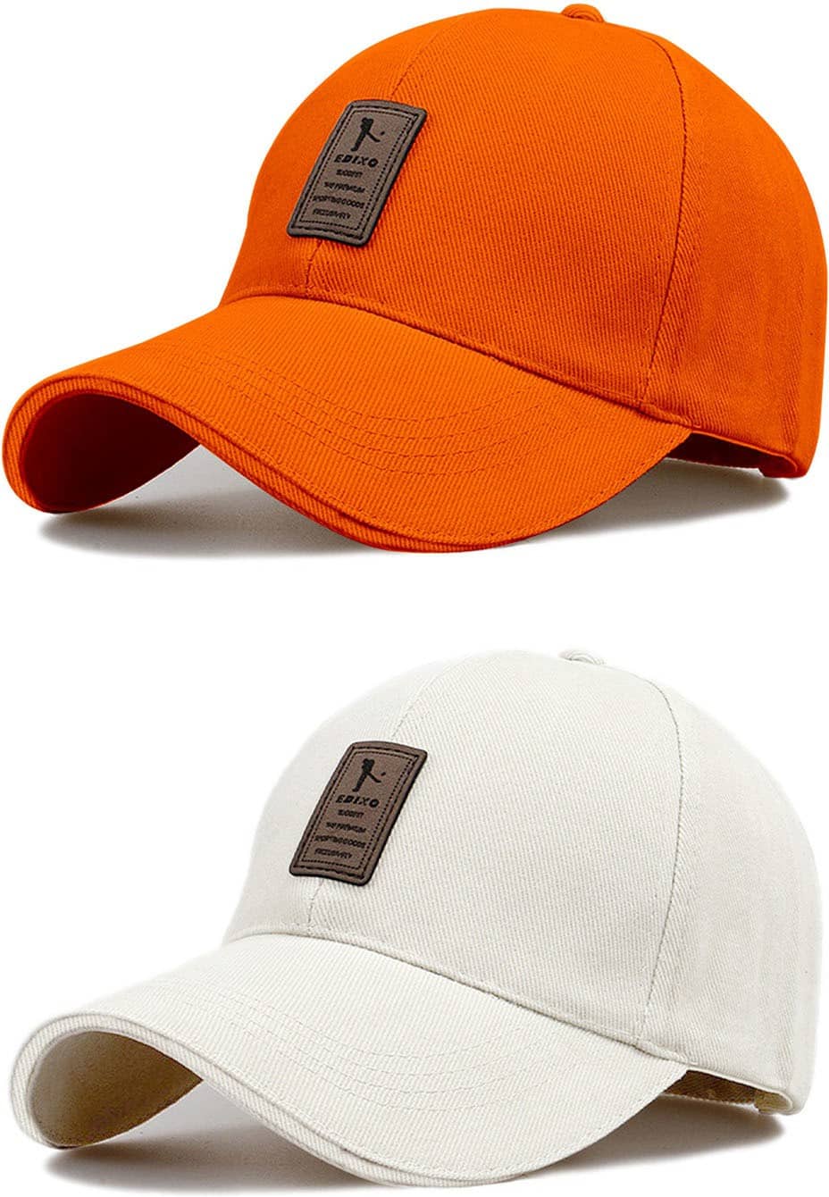 Alamos Pack of 2 Cotton Men's Cap ( Orange )