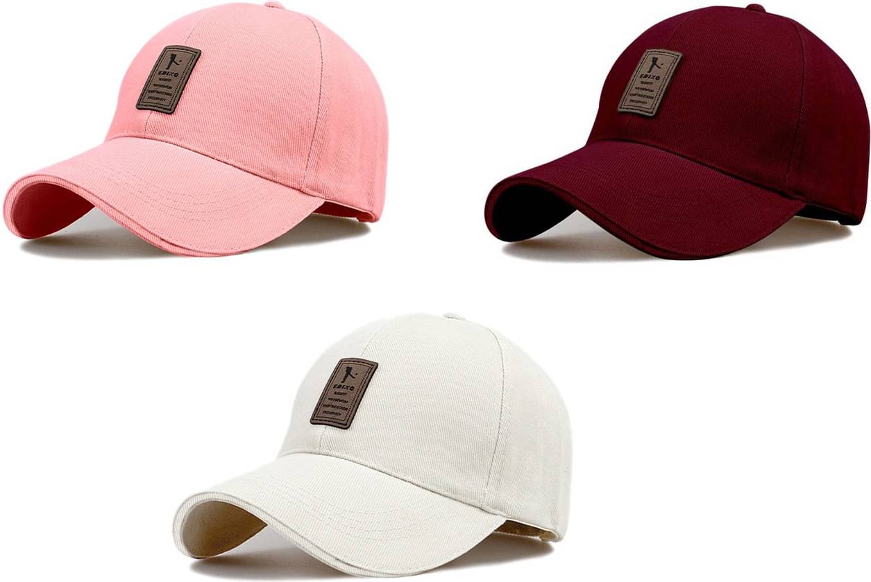     			Alamos Pack of 3 Cotton Men's Cap ( Pink )