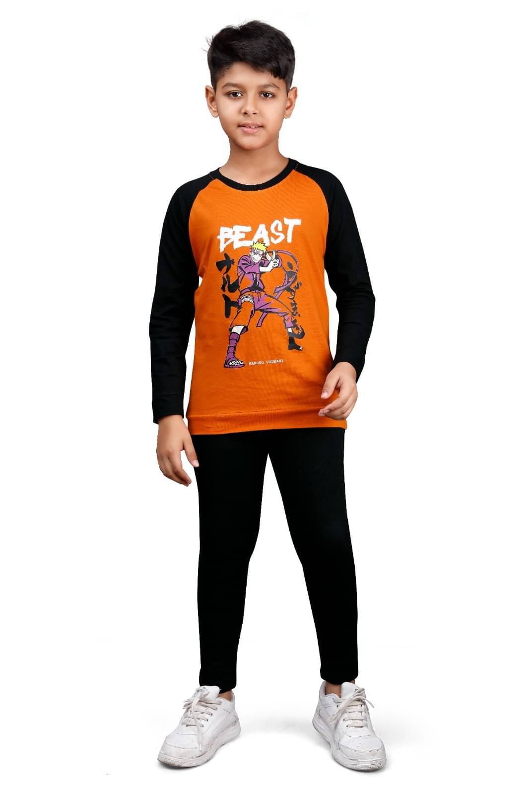     			Billyball Pack of 1 Boys Cotton T-Shirt & Pants Set ( Multicolor 2 )