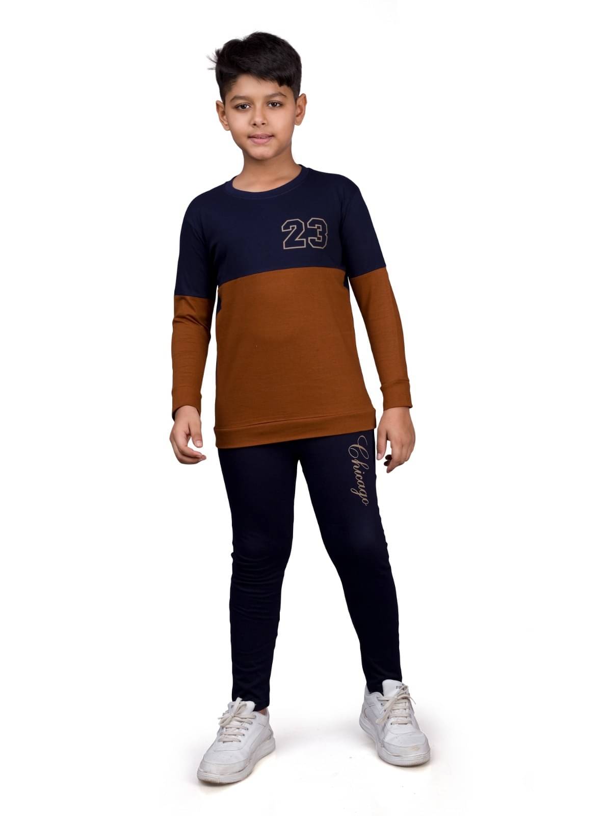     			Billyball Pack of 1 Boys Cotton T-Shirt & Pants Set ( Multicolor 3 )