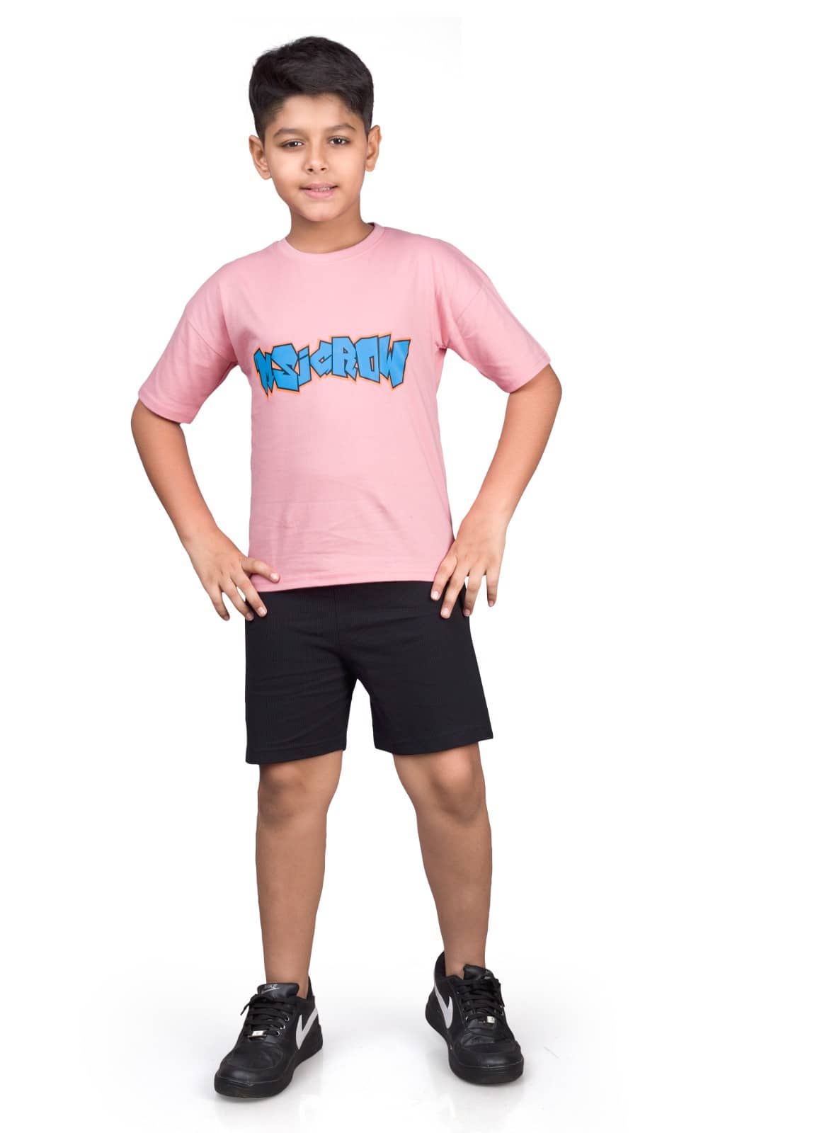 Billyball Pack of 1 Boys Cotton T-Shirt & Shorts Set ( Multicolor 10 )