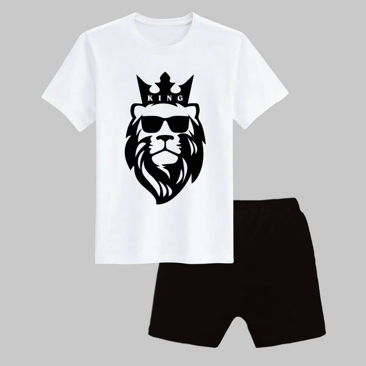 COOLTEES4U Pack of 1 Unisex Polyester T-Shirt & Shorts Set ( Multicolor )