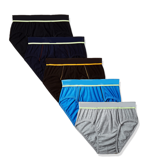     			D1 DIFFERENT ONE Pack of 5 Cotton Briefs For Men's ( Multicolor )
