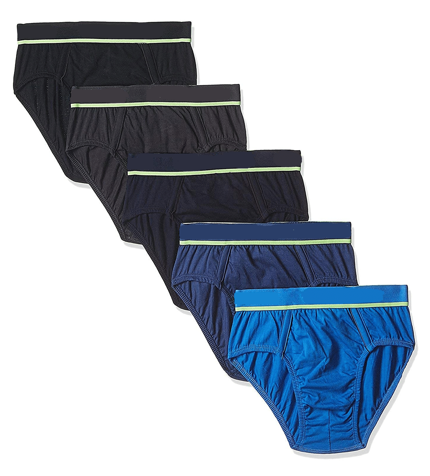     			D1 DIFFERENT ONE Pack of 5 Cotton Briefs For Men's ( Multicolor )