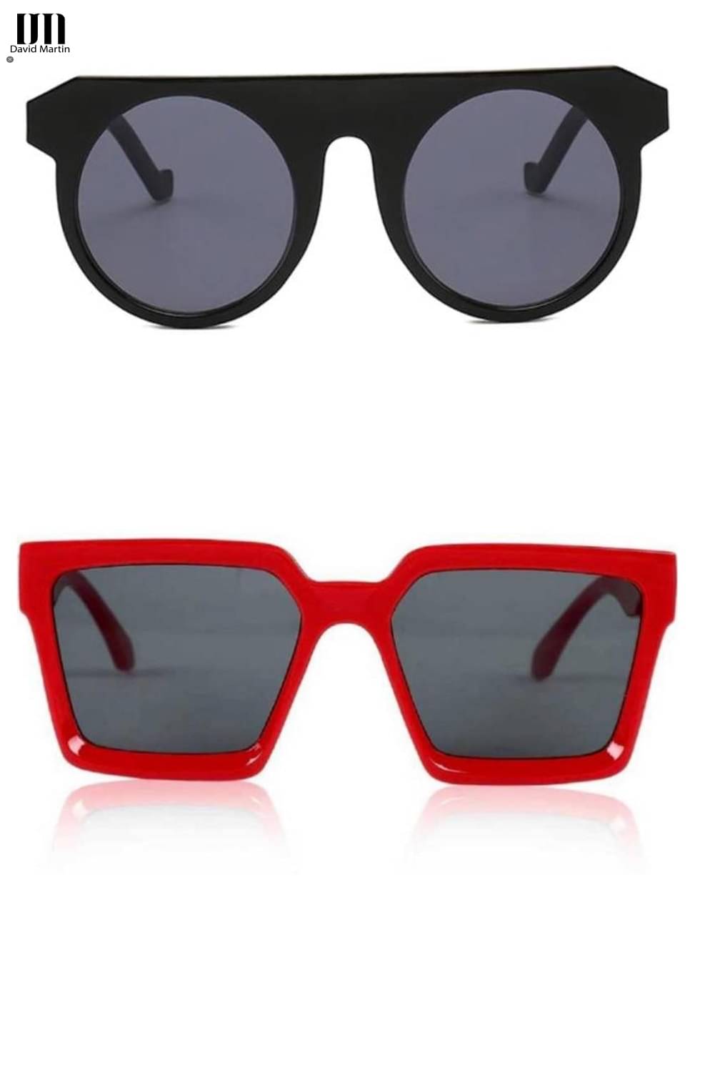 David Martin Multicolor Square Sunglasses ( Pack of 2 ) David Martin Multicolor Square Sunglasses ( Pack of 2 )