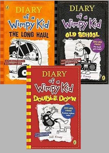 Diary of a Wimpy Kid: The Long Haul + Old School + Double Down Diary of a Wimpy Kid: The Long Haul + Old School + Double Down