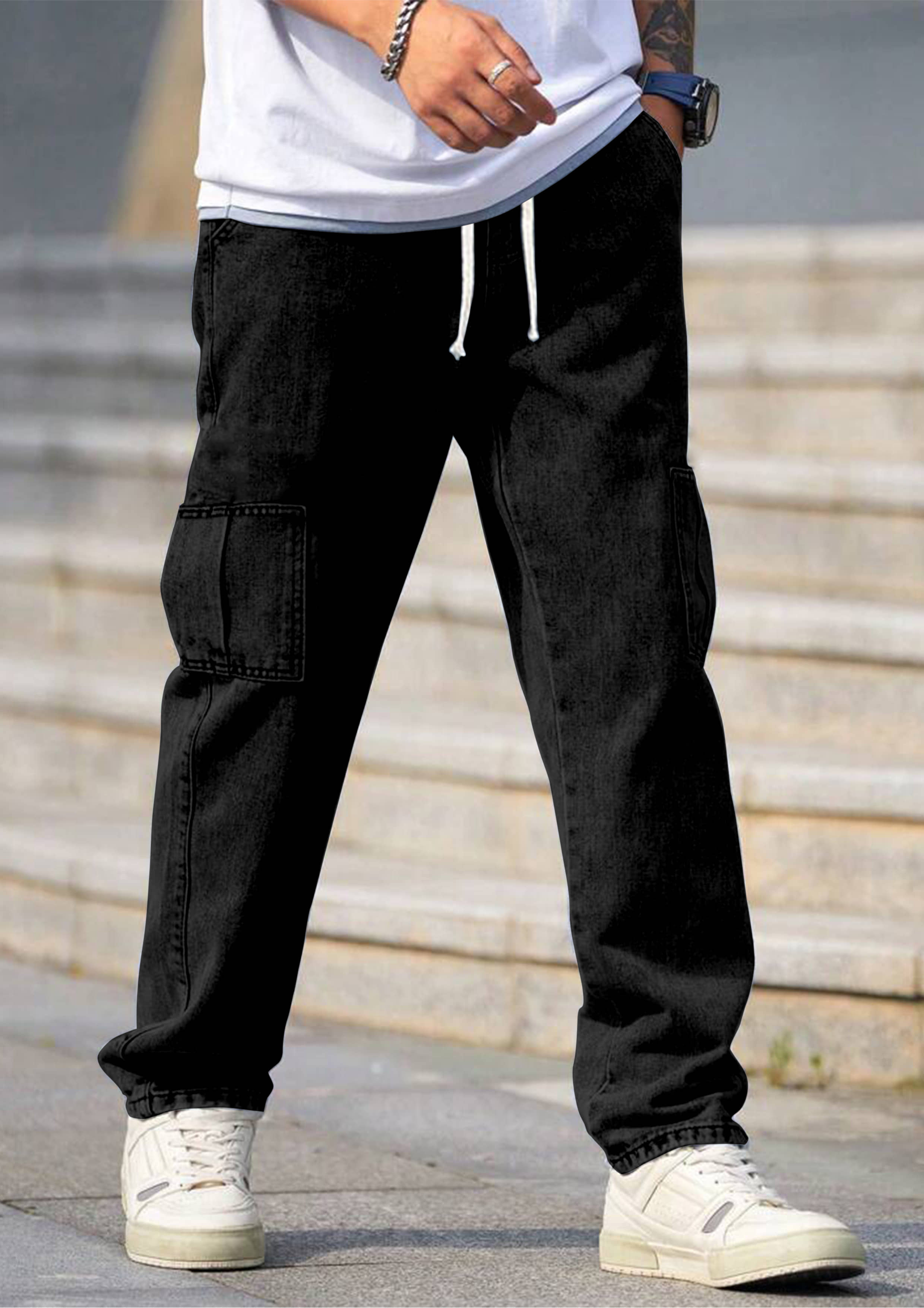 FTX Basic Men's Jeans - Light Blue ( Pack of 1 ) - Jeans | Buy online on ZillyBuy