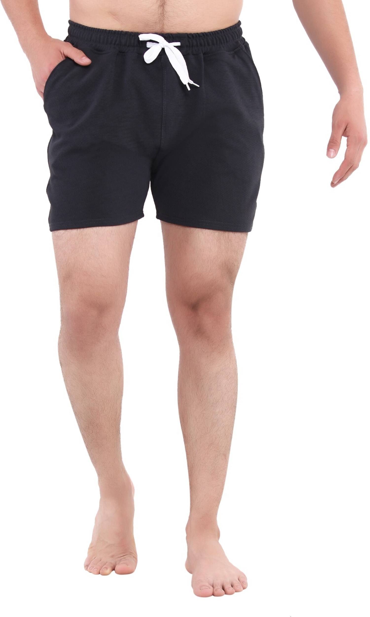 GTwo Black Cotton Blend Men's Three-Fourths ( Pack of 1 ) GTwo Black Cotton Blend Men's Three-Fourths ( Pack of 1 )