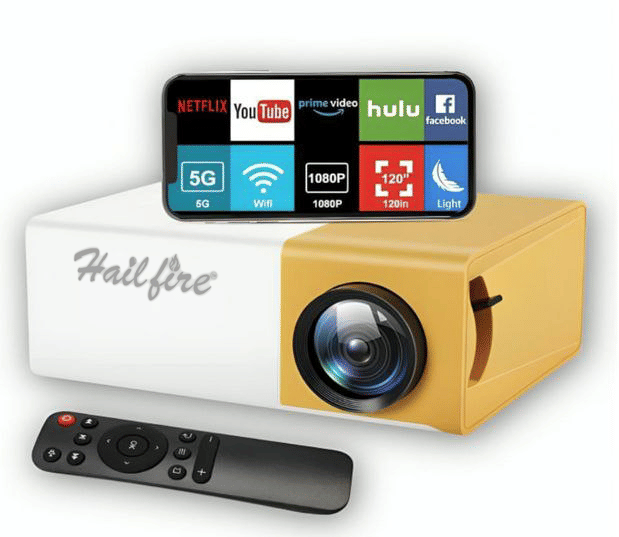     			Hailfire Hailfire Mini LED Projector 1920x1080 Pixels (HD)