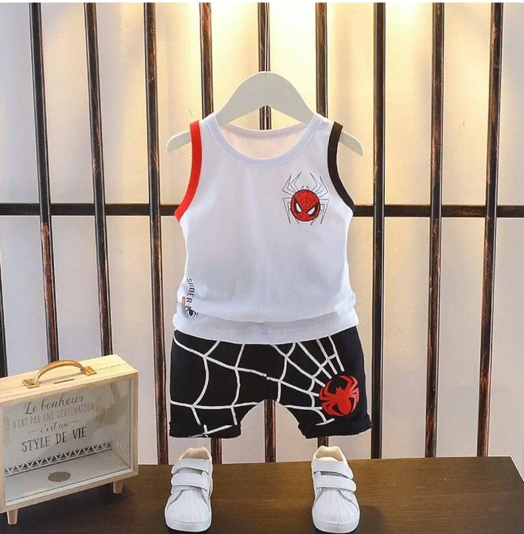     			ODIMENT Pack of 1 Baby Boys Cotton T-Shirt & Shorts Set ( White )