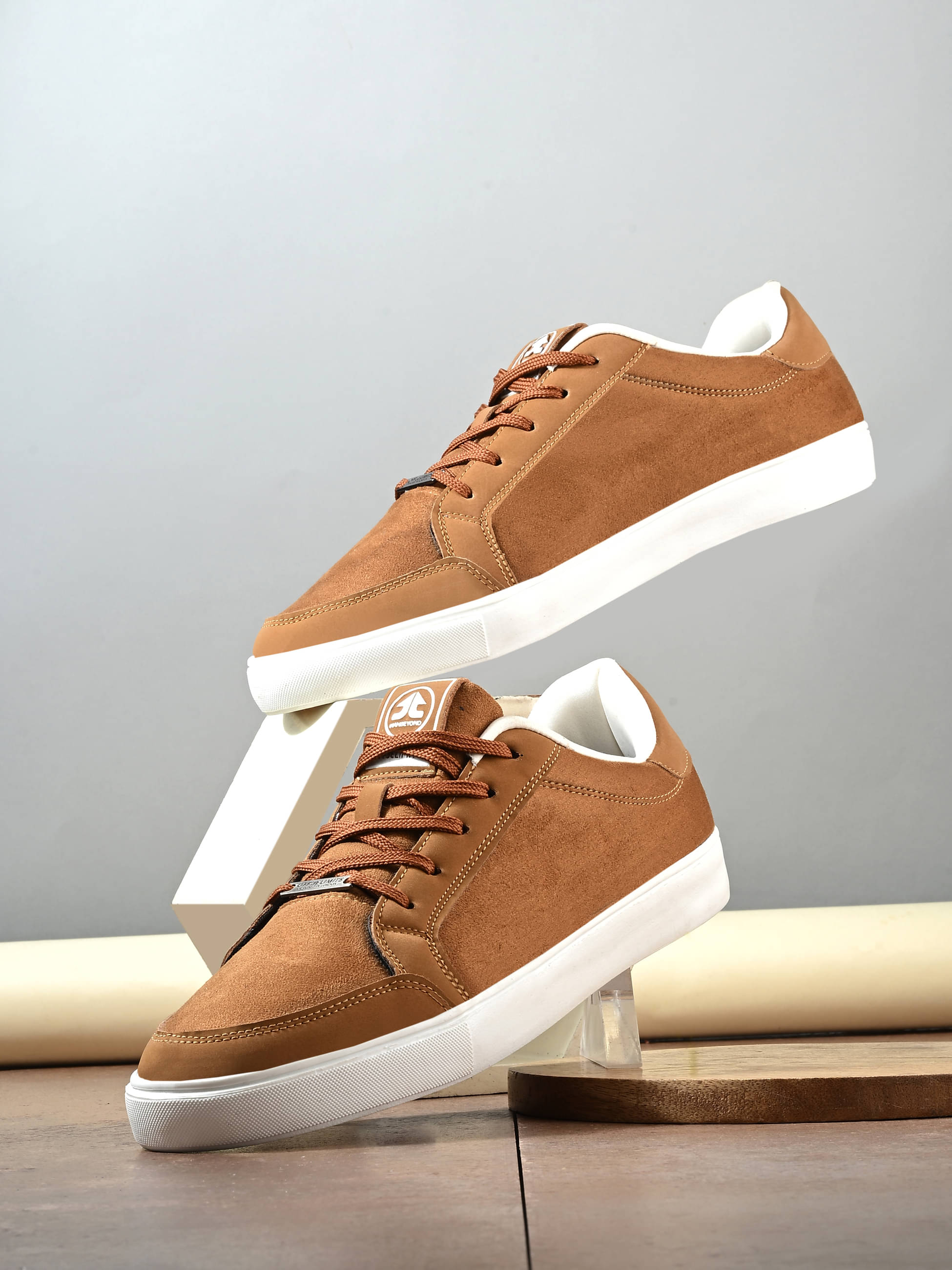    			OFF LIMITS OXFORD B&T Tan Men's Sneakers