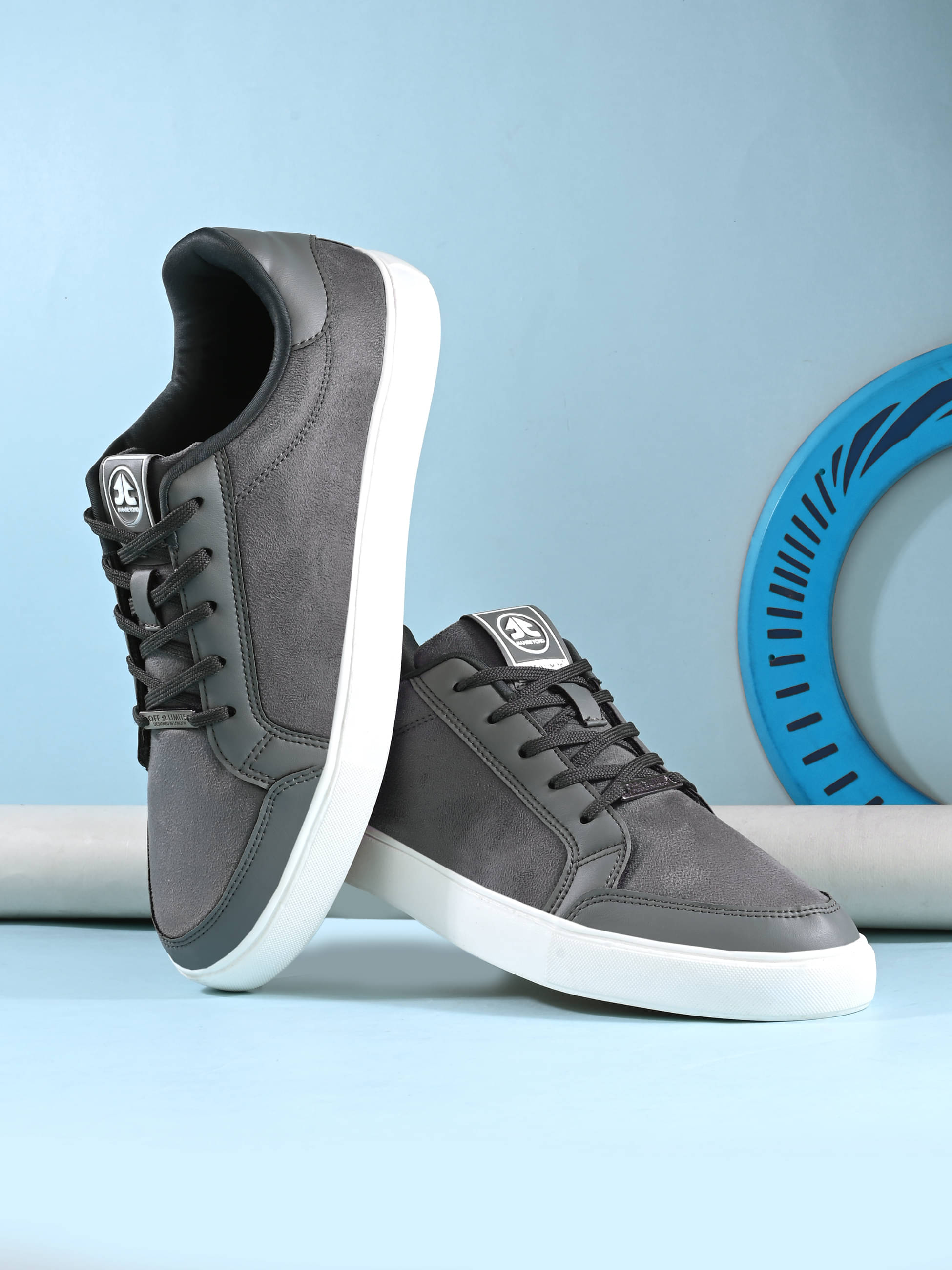     			OFF LIMITS OXFORD B&T Dark Grey Men's Sneakers