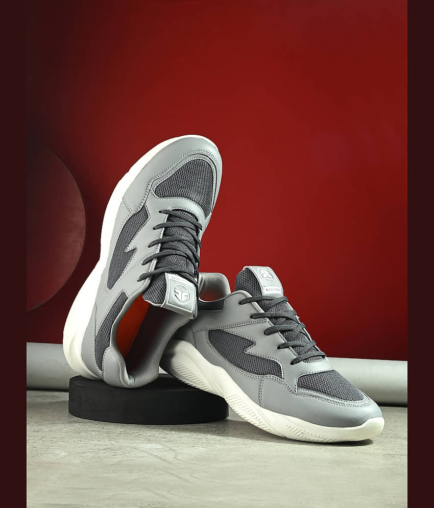 OFF LIMITS ROGER Light Grey Men's Sports Running Shoes - Sports Shoes | Buy online on ZillyBuy