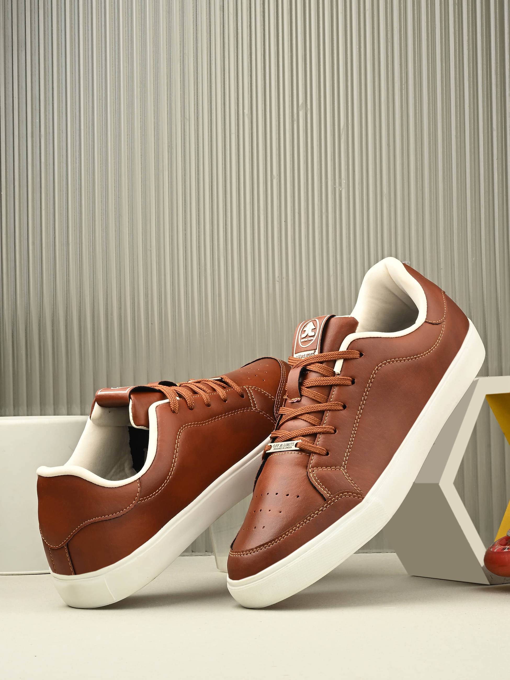     			OFF LIMITS SKYLINE B&T Tan Men's Sneakers