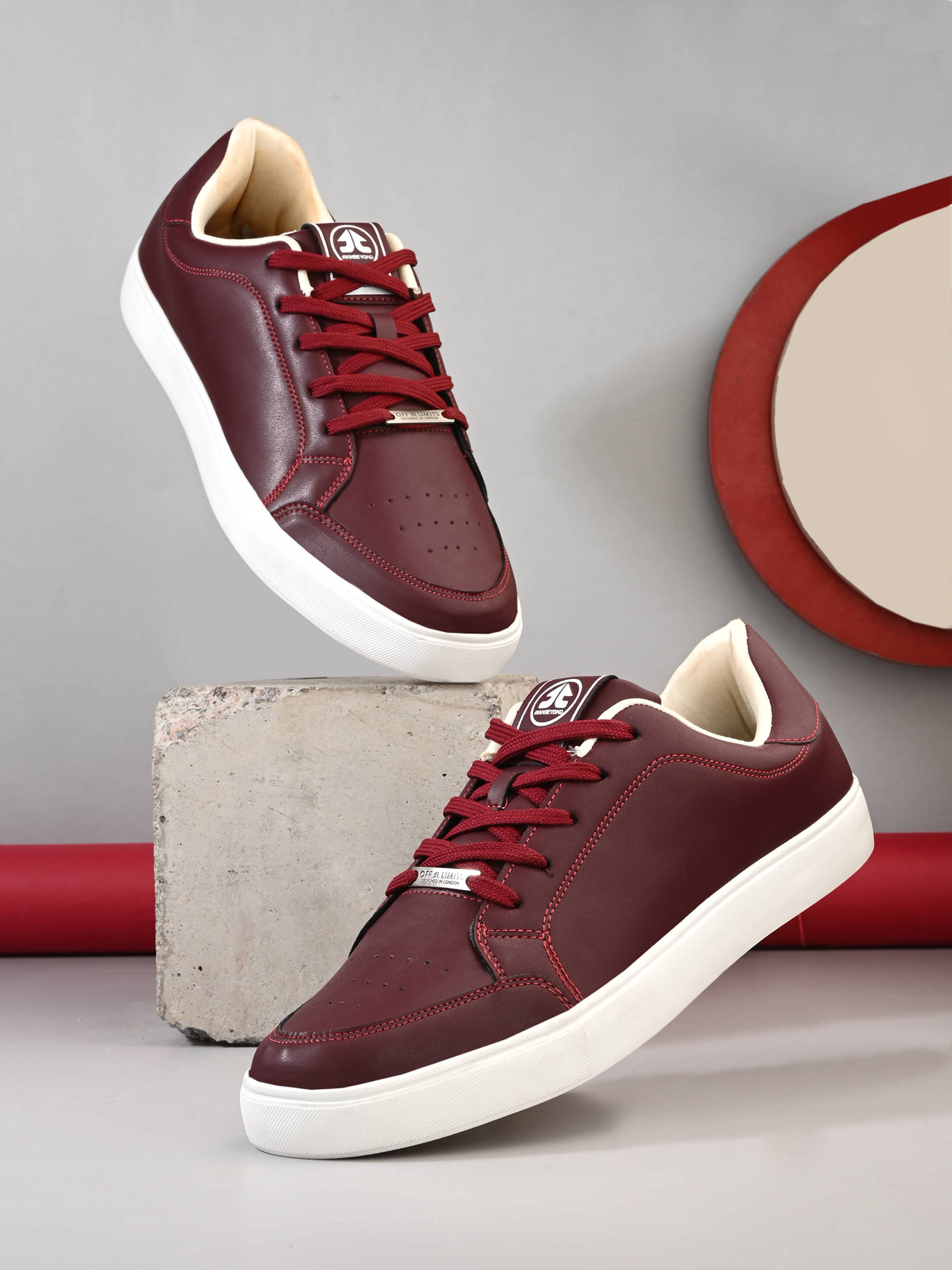     			OFF LIMITS SKYLINE B&T Wine Men's Sneakers
