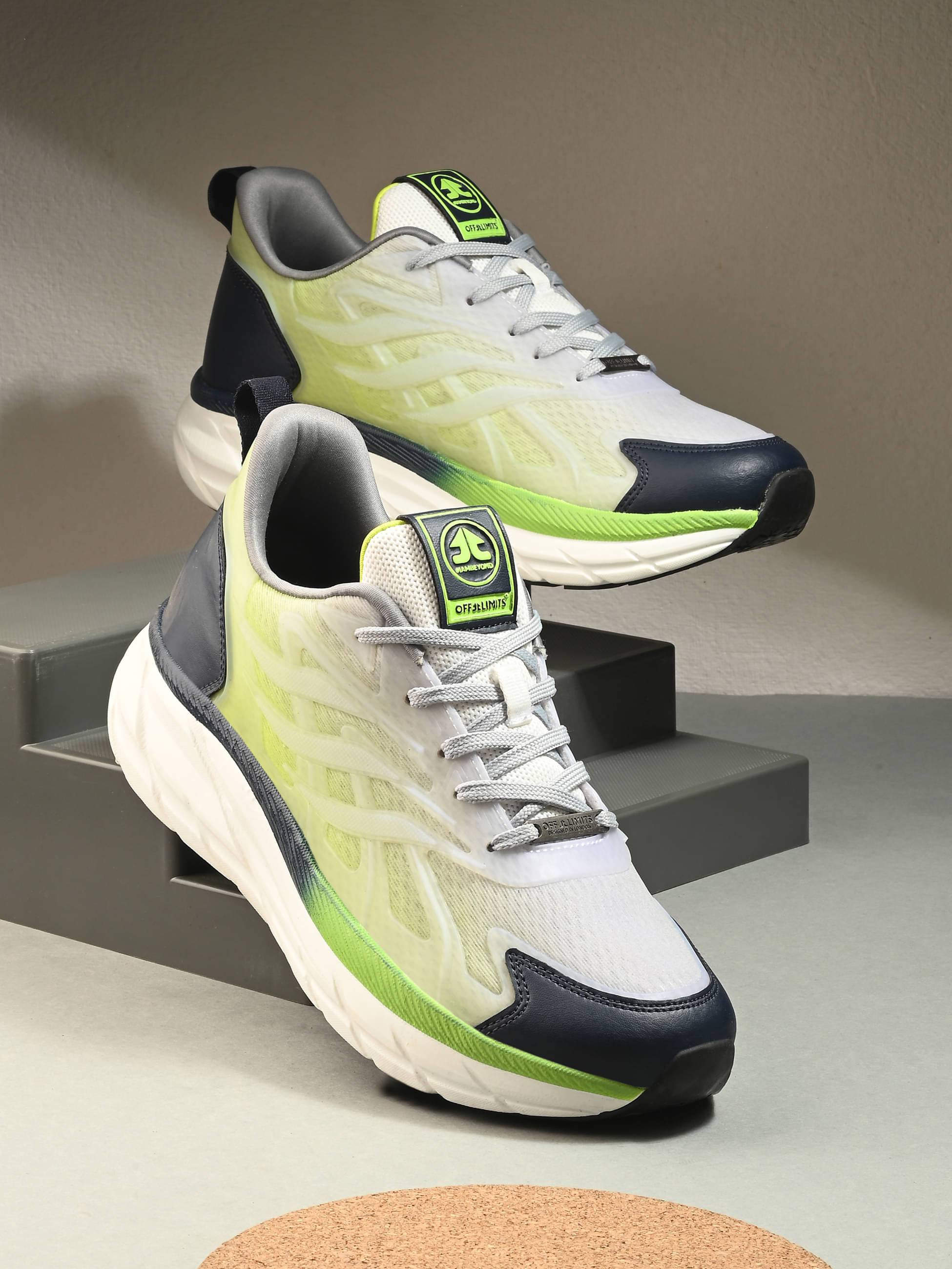     			OFF LIMITS VIKING Light Grey Men's Sports Running Shoes