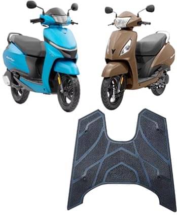 Scooty Foot Mat (Black) Compatible for TVS Jupiter 110     			Scooty Foot Mat (Black) Compatible for TVS Jupiter 110