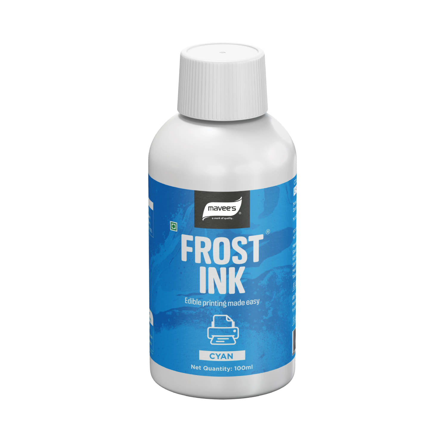 mavee's Frost Ink - Cyan Premium Solutions Perfect for Photo Cake Decor 100 g mavee's Frost Ink - Cyan Premium Solutions Perfect for Photo Cake Decor 100 g