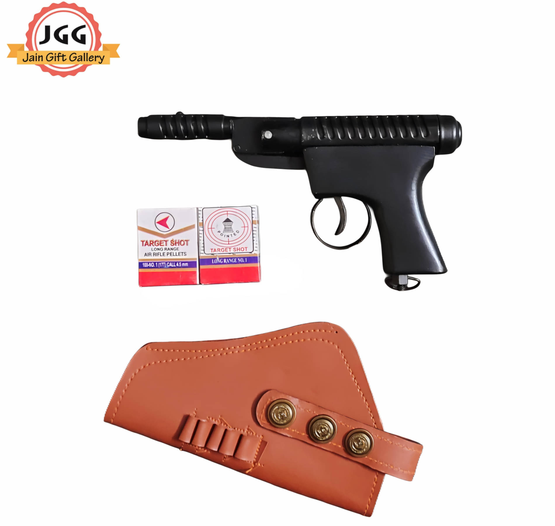     			Air Action Toy Figure / Bandoook With Free 200 Pellets / Bullets+C