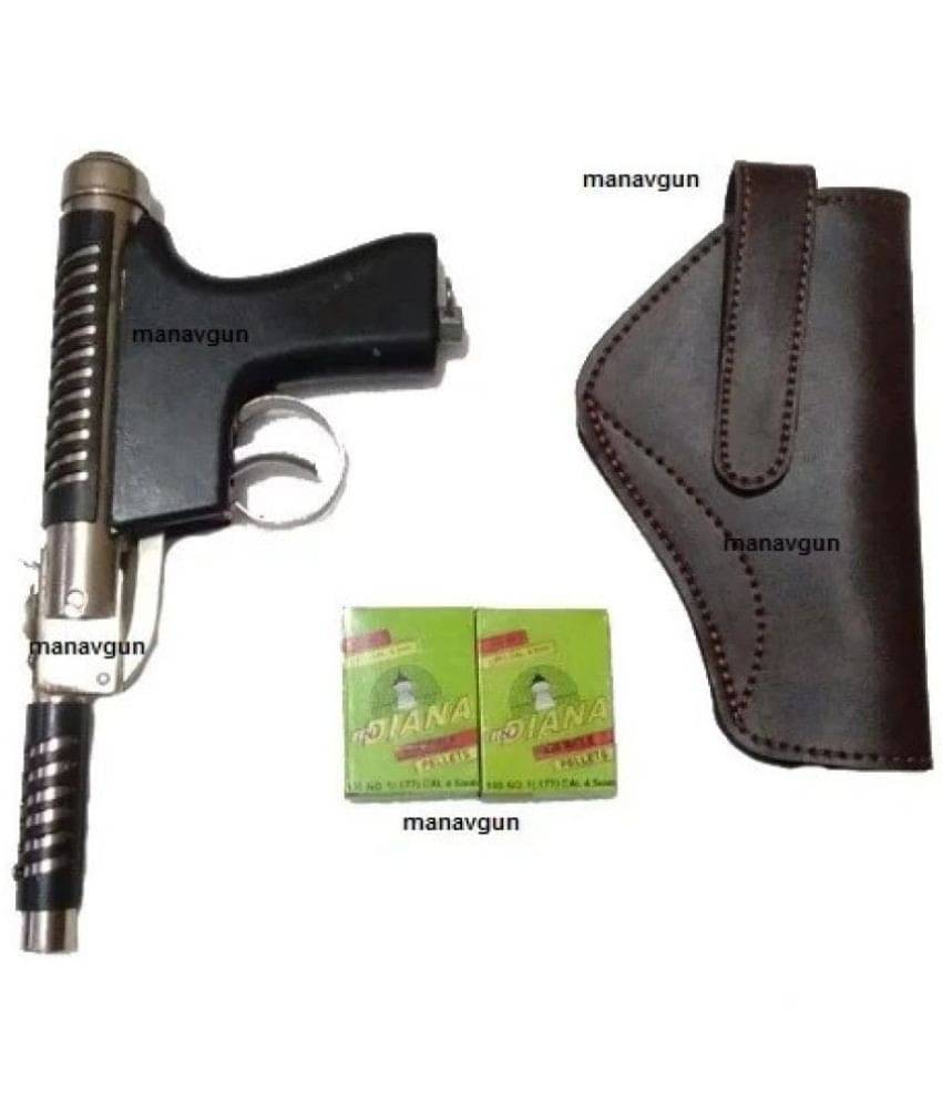 Air Pistol Metal Gun / Bandook With Free Cover And 400 Pellets / Bullets For Adults Air Pistol Metal Gun / Bandook With Free Cover And 400 Pellets / Bullets For Adults