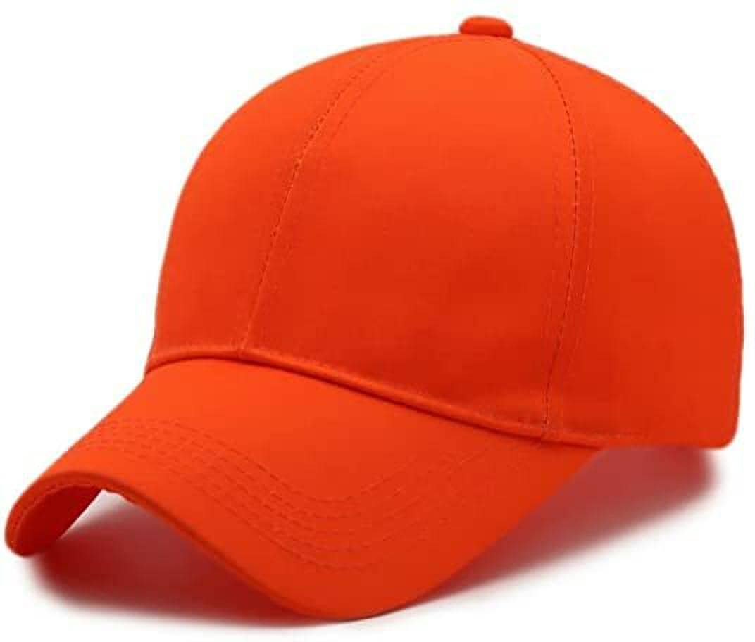 Alamos Pack of 1 Cotton Men's Cap ( Orange )