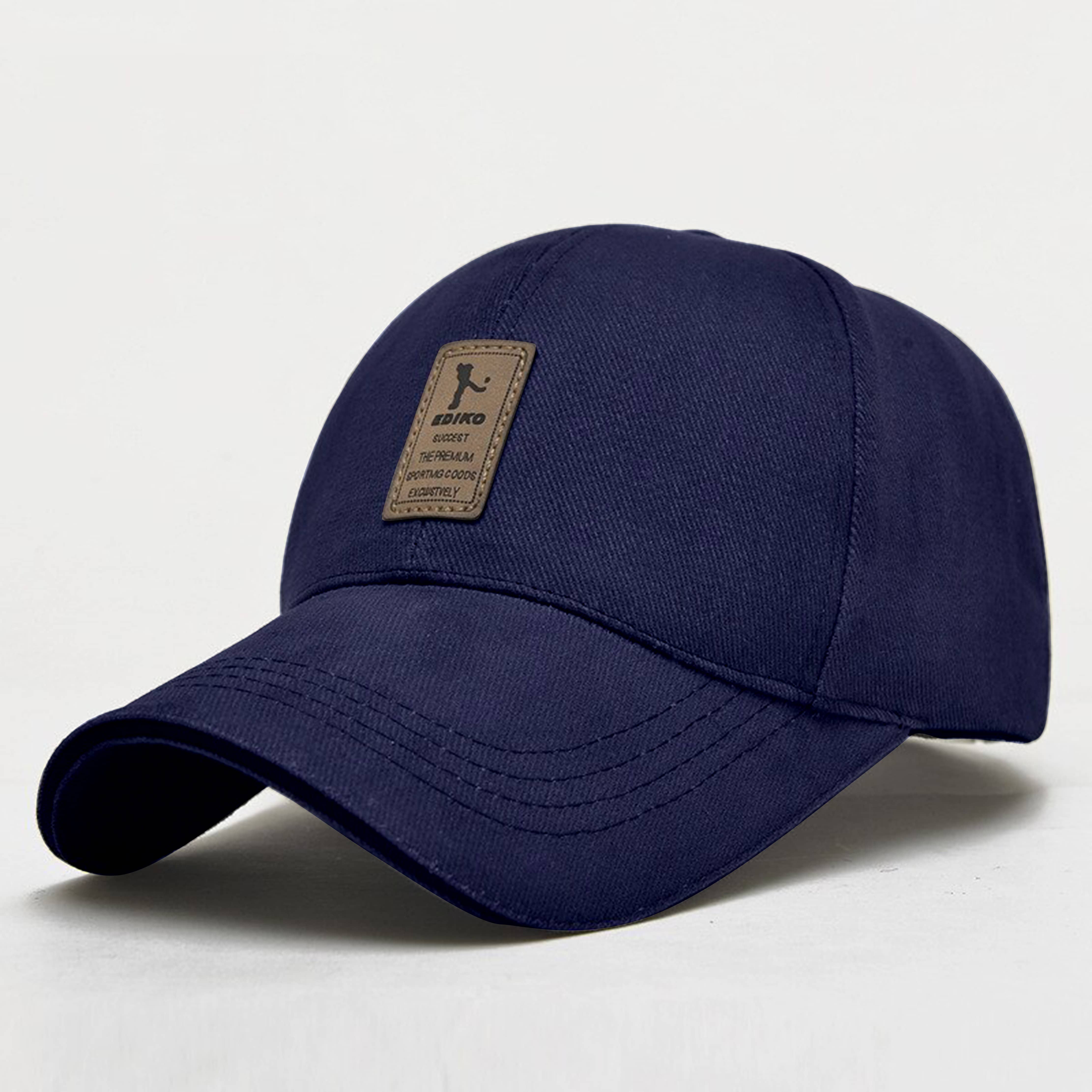 Alamos Pack of 1 Cotton Men's Cap ( Blue )