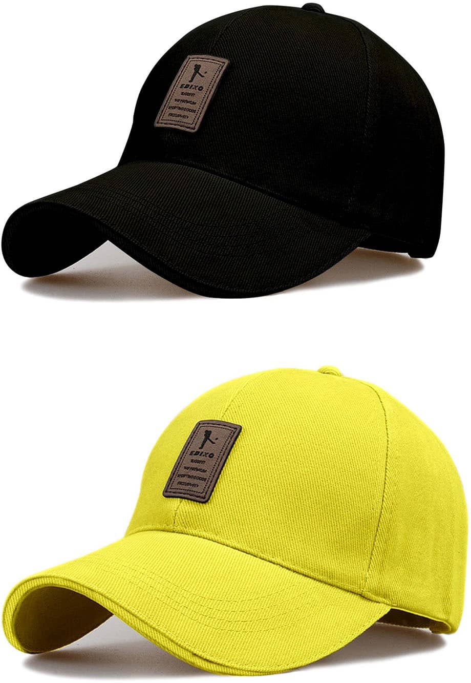 Alamos Pack of 2 Cotton Men's Cap ( Black )