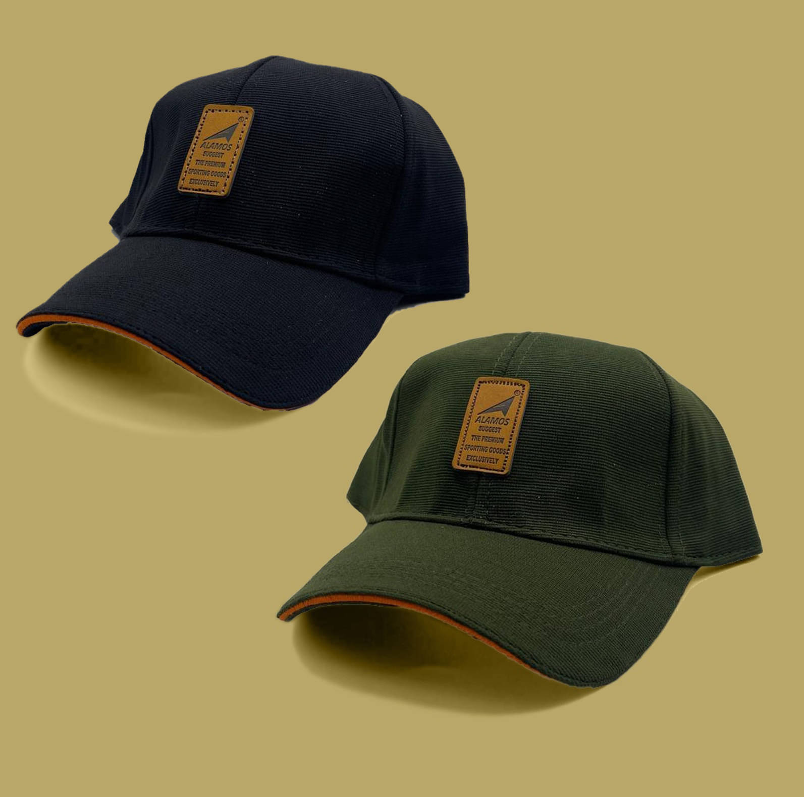 Alamos Pack of 2 Cotton Blend Men's Cap ( Green )     			Alamos Pack of 2 Cotton Blend Men's Cap ( Green )