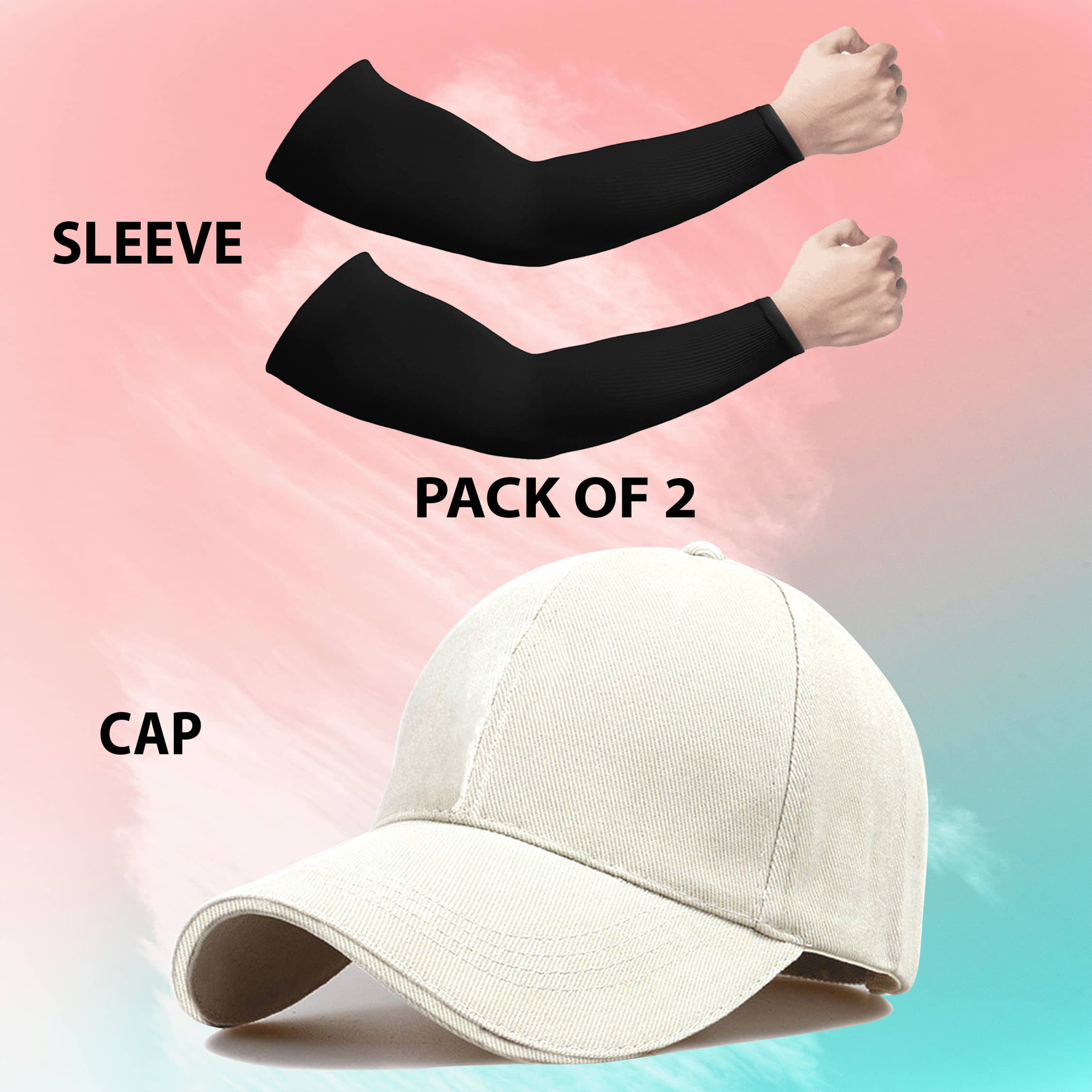 Alamos Pack of 3 Cotton Men's Cap ( White )