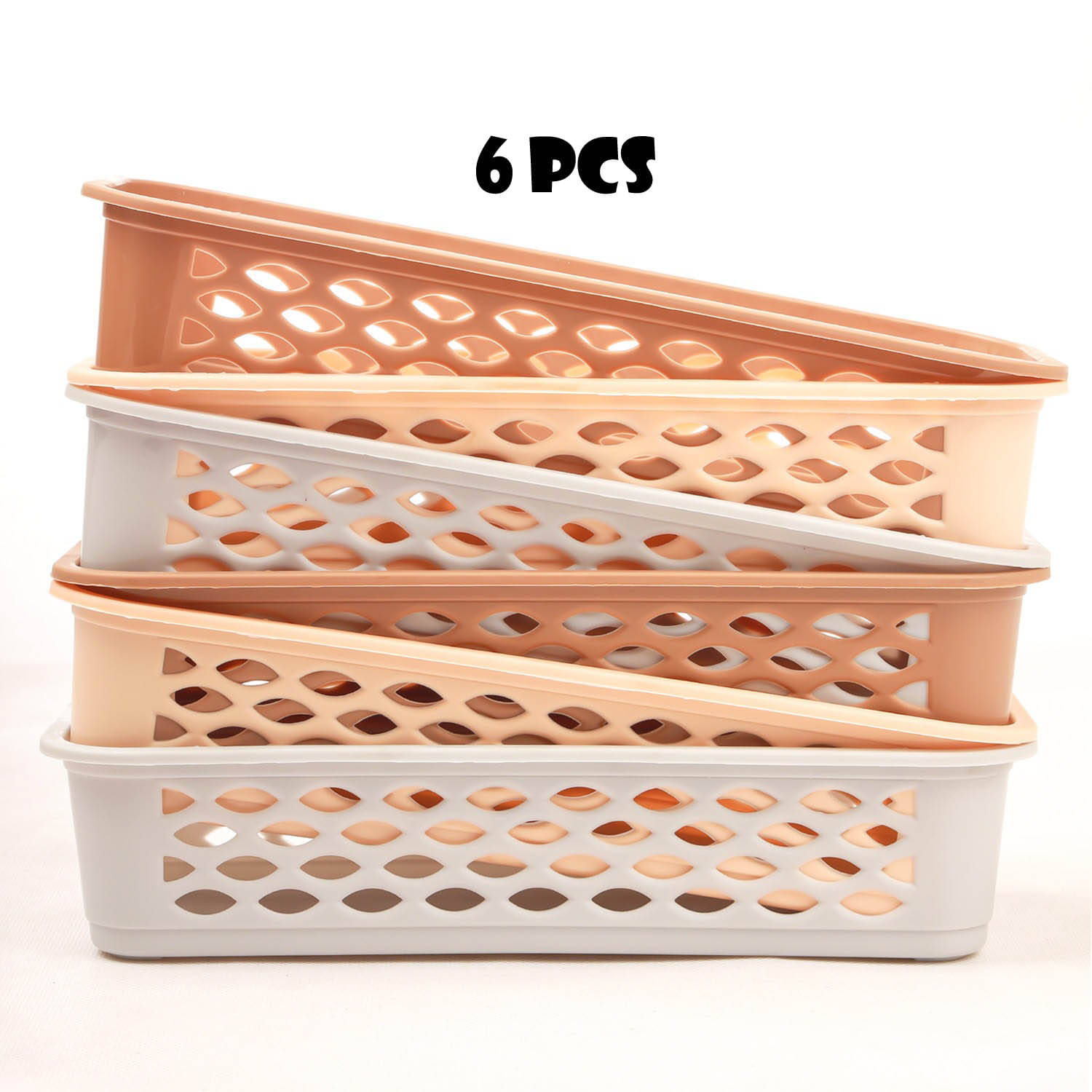 Anshri Multicolor Plastic Storage Racks ( Pack of 6 ) Anshri Multicolor Plastic Storage Racks ( Pack of 6 )