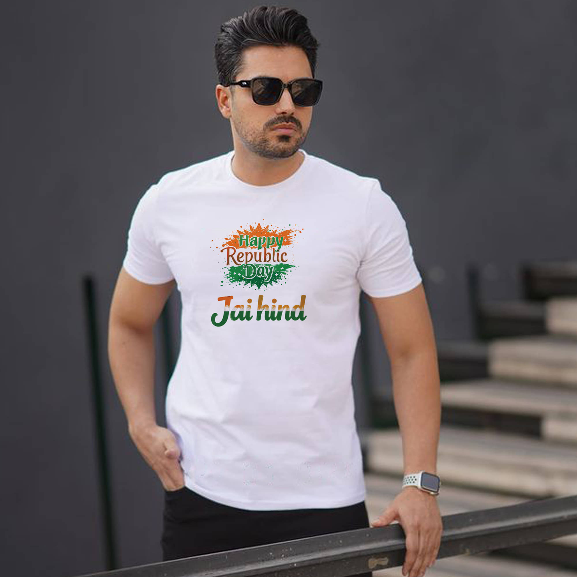 BINAYAK Cotton Blend Regular Fit Printed Half Sleeves Men's Round T-Shirt - White ( Pack of 1 ) BINAYAK Cotton Blend Regular Fit Printed Half Sleeves Men's Round T-Shirt - White ( Pack of 1 )