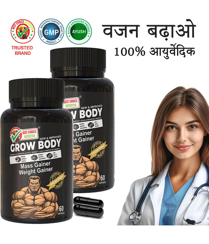 Best Choice Nutrition Capsules For Weight Gain ( Pack of 2 )