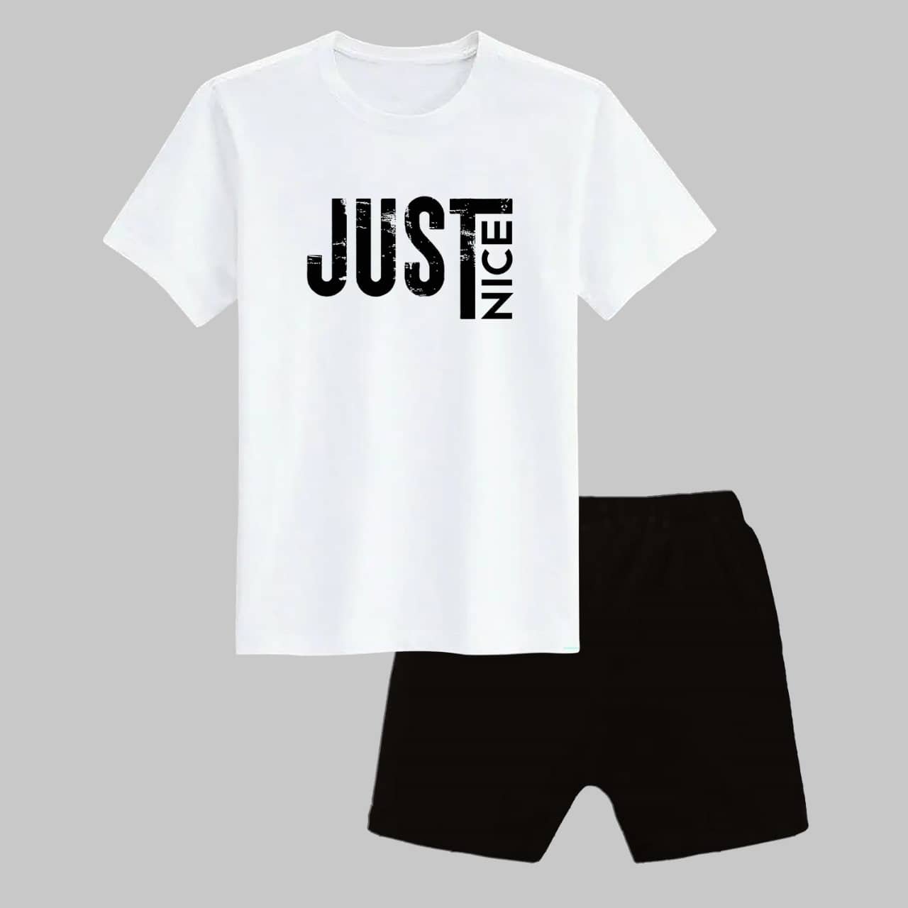 COOLTEES4U Pack of 1 Unisex Polyester T-Shirt & Shorts Set ( Multicolor )