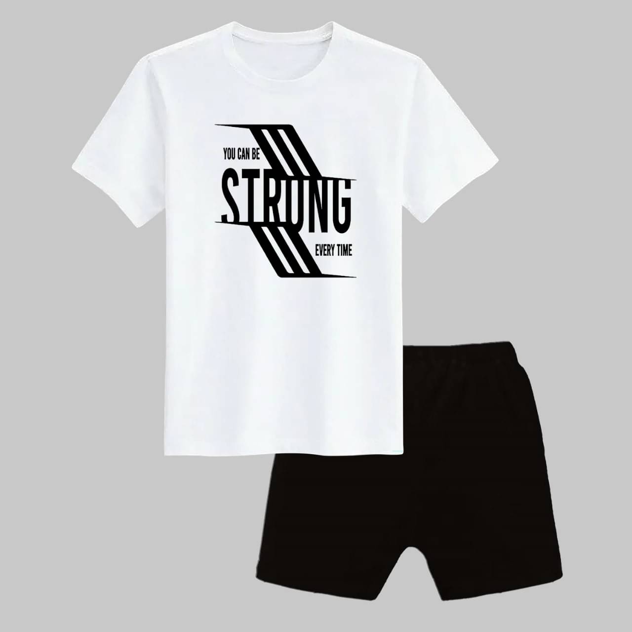    			COOLTEES4U Pack of 1 Unisex Polyester T-Shirt & Shorts Set ( Multicolor )
