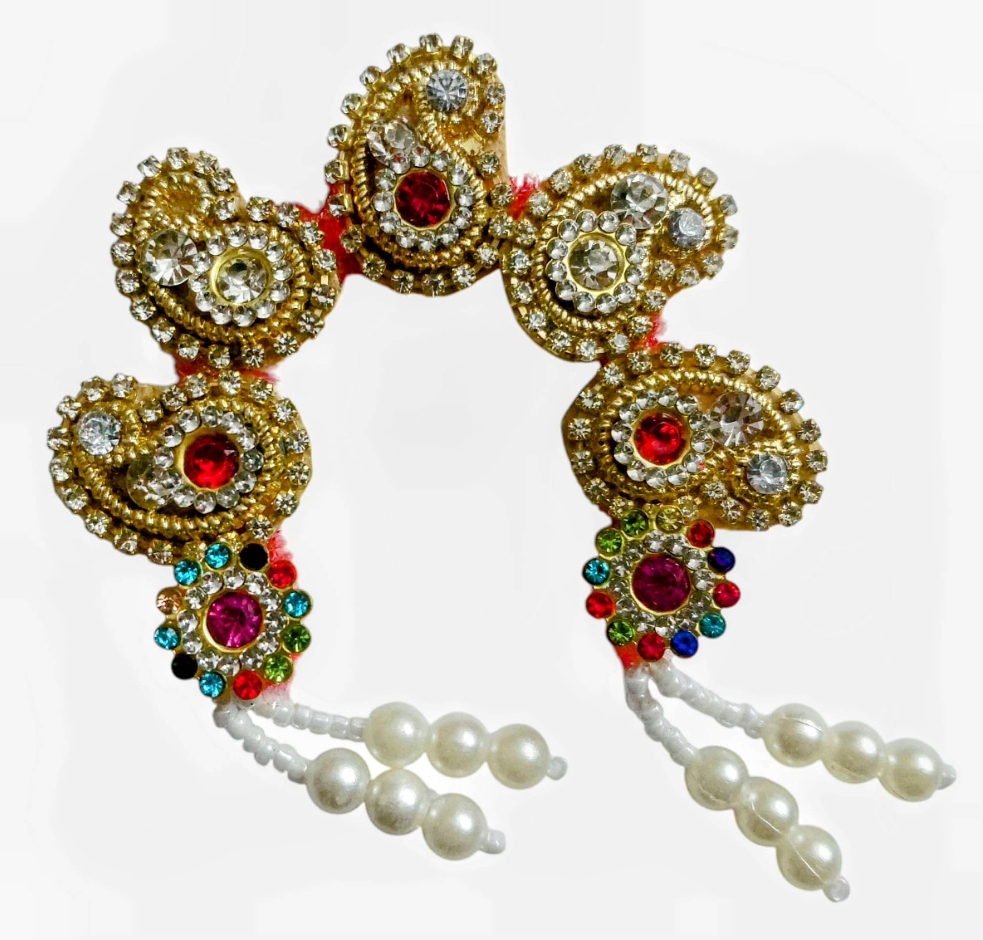 Cherry Tree Laddu Gopal Multicolor Crystal Jewellery ( Pack of 1 ) Cherry Tree Laddu Gopal Multicolor Crystal Jewellery ( Pack of 1 )