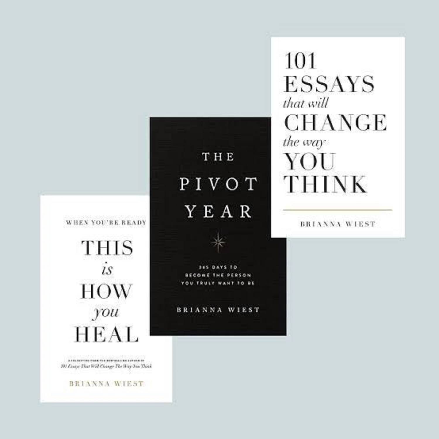 ( Combo Of 3 Books )101 Essays & The Pivot Year & This is How You Heal Brianna Wiest Paperback ( Combo Of 3 Books )101 Essays & The Pivot Year & This is How You Heal Brianna Wiest Paperback