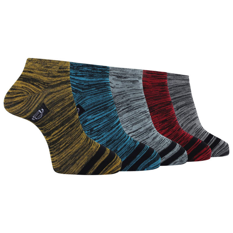 Dollar Pack of 5 Men's Woollen Ankle Length Socks ( Multicolor 10 )     			Dollar Pack of 5 Men's Woollen Ankle Length Socks ( Multicolor 10 )