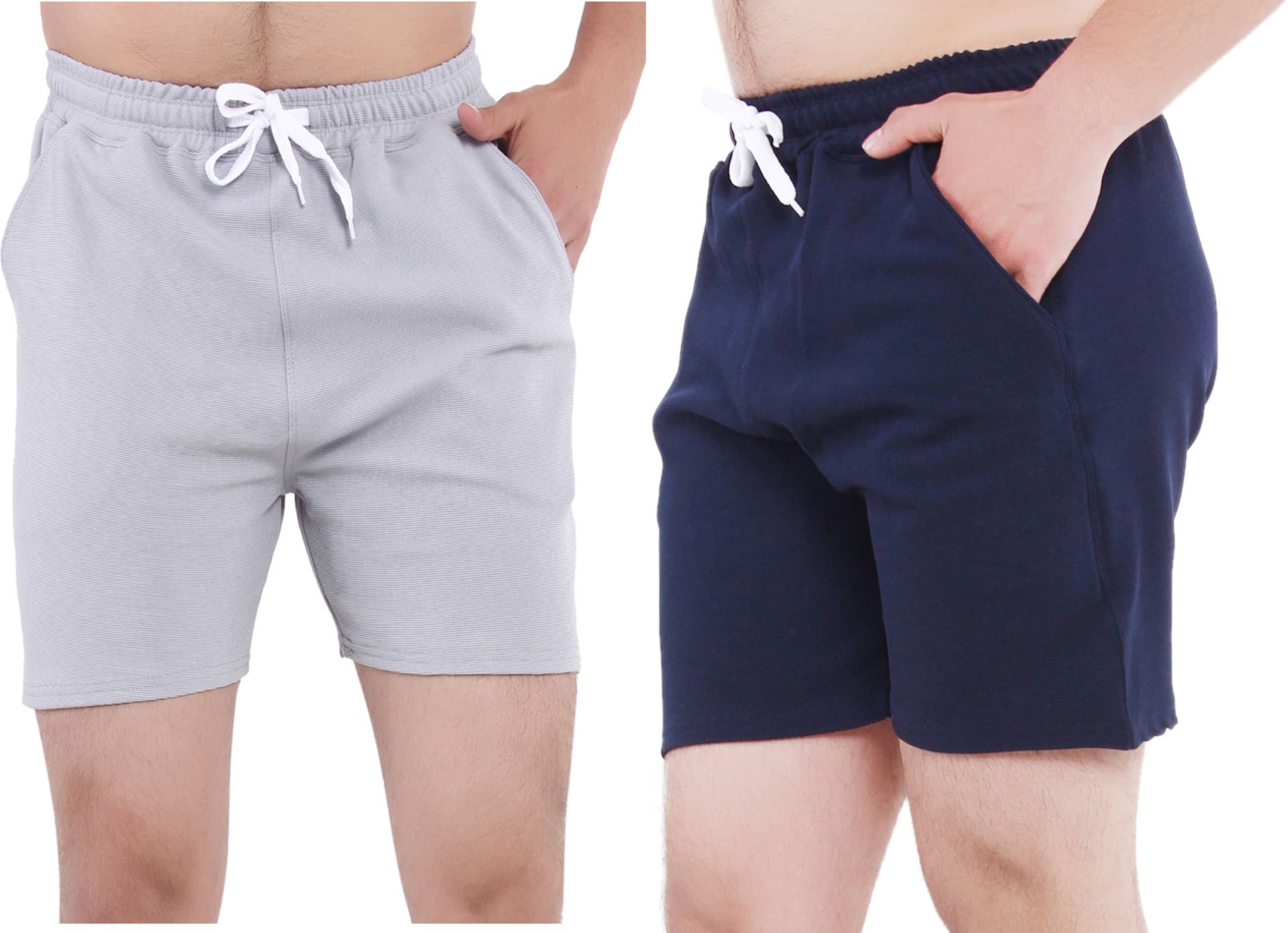GTwo Multicolor 1 Cotton Blend Men's Shorts ( Pack of 2 ) - Shorts | Buy online on ZillyBuy