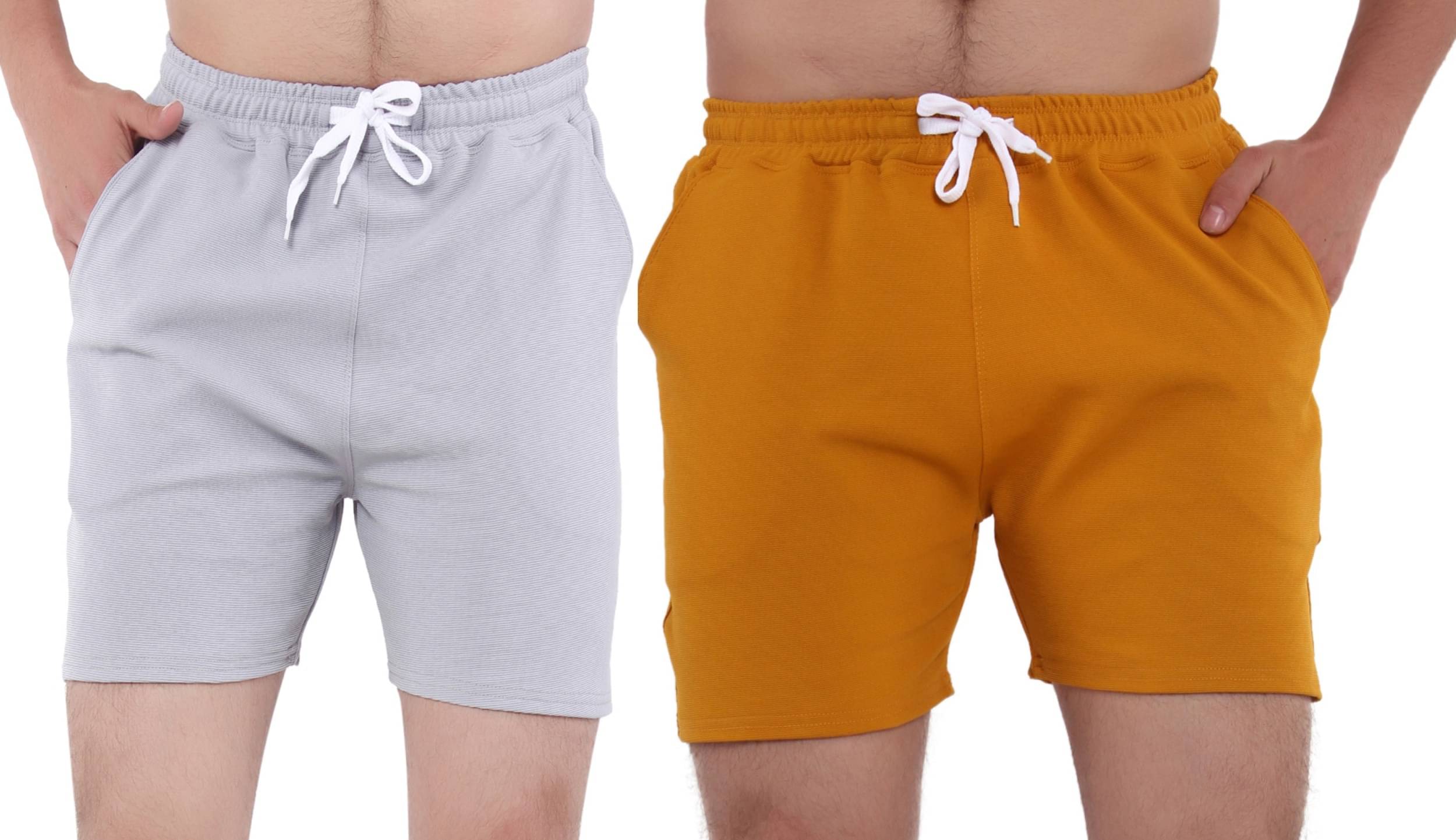 GTwo Multicolor 3 Cotton Blend Men's Shorts ( Pack of 2 ) GTwo Multicolor 3 Cotton Blend Men's Shorts ( Pack of 2 )