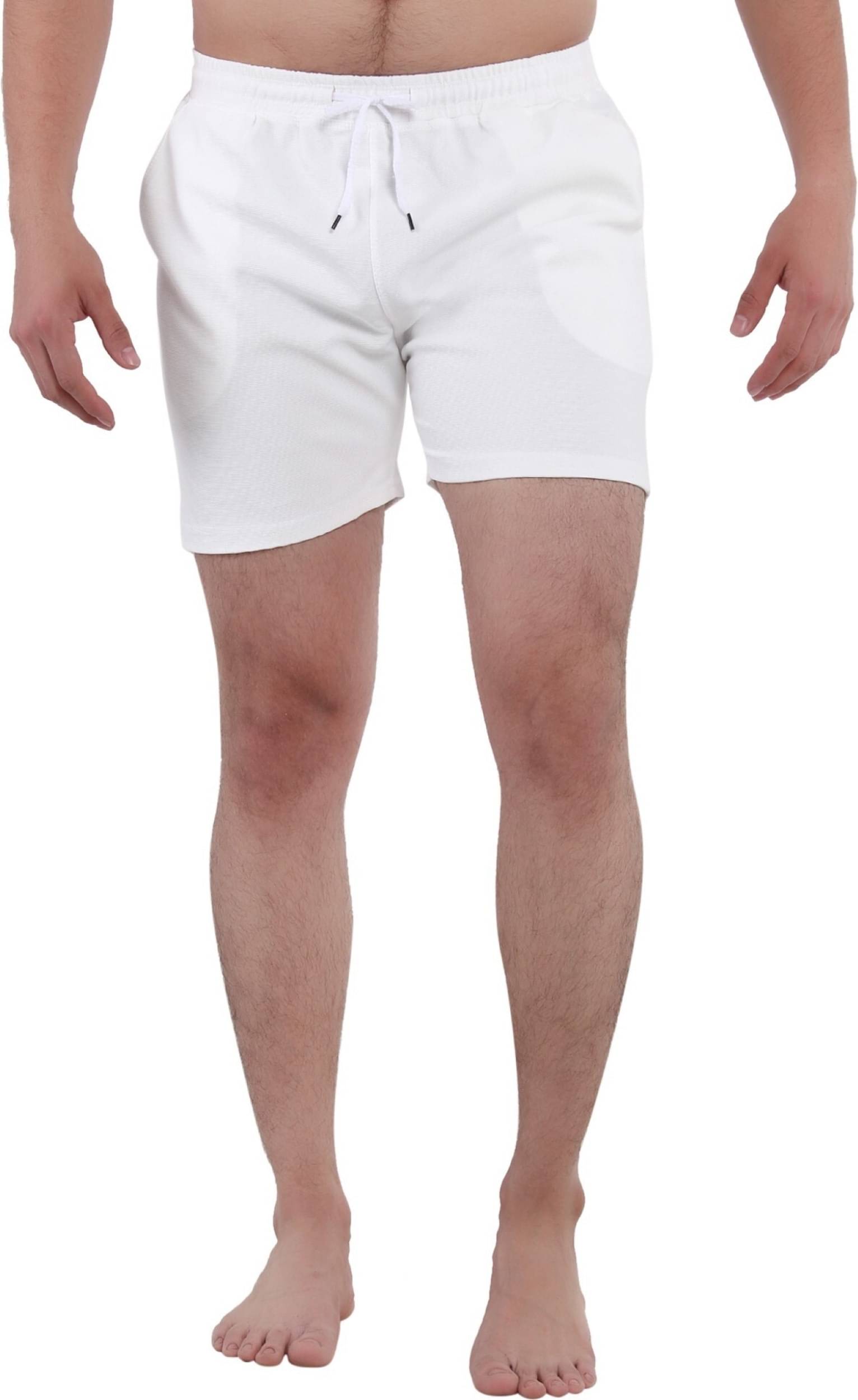     			GTwo White Cotton Blend Men's Shorts ( Pack of 1 )