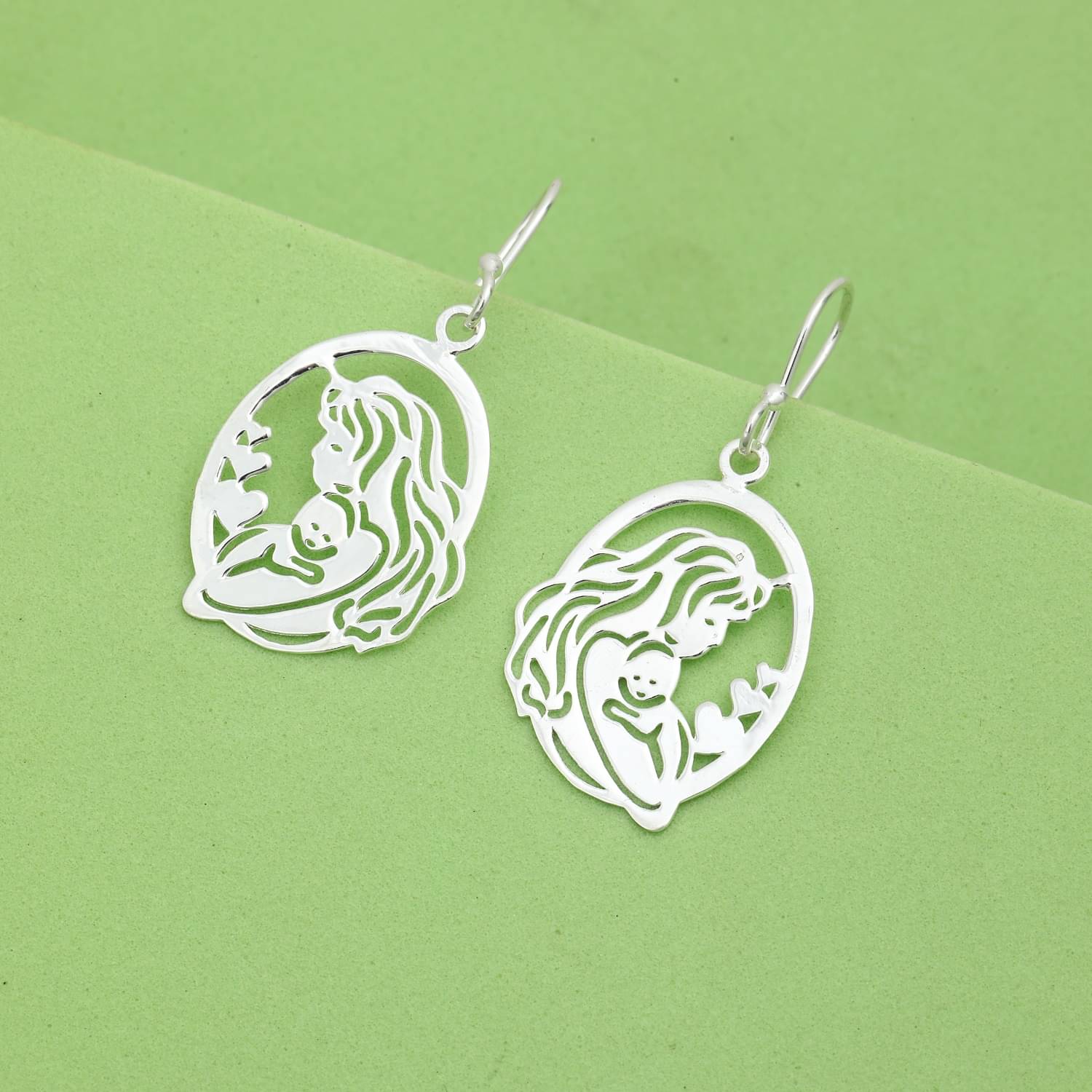     			Maira 925 Sterling Silver Silver Earring