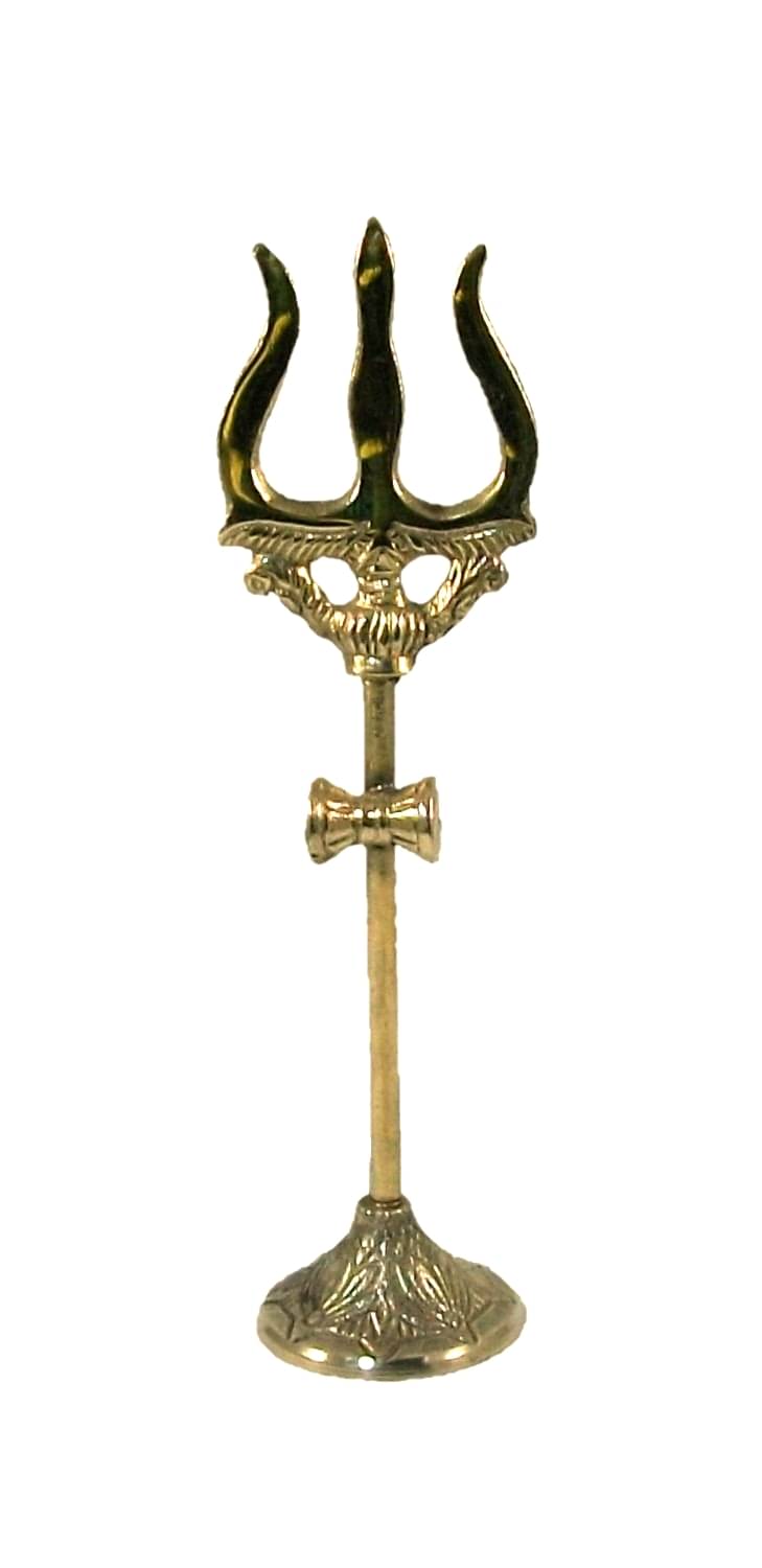     			Neo Classic Trishul Trishul Round Base 5" inch ( Pack of 1 )