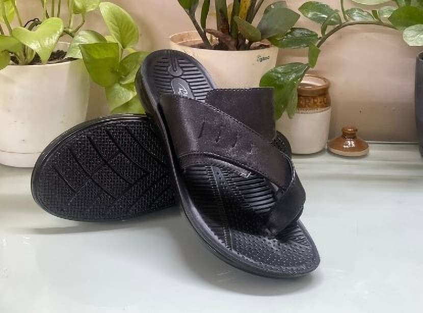     			PUPINE Black Men's Thong Flip Flop