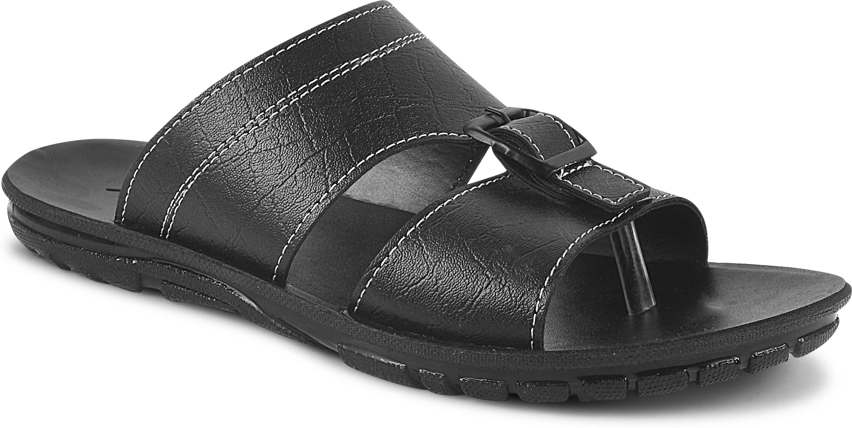 PUPINE Black Men's Thong Flip Flop