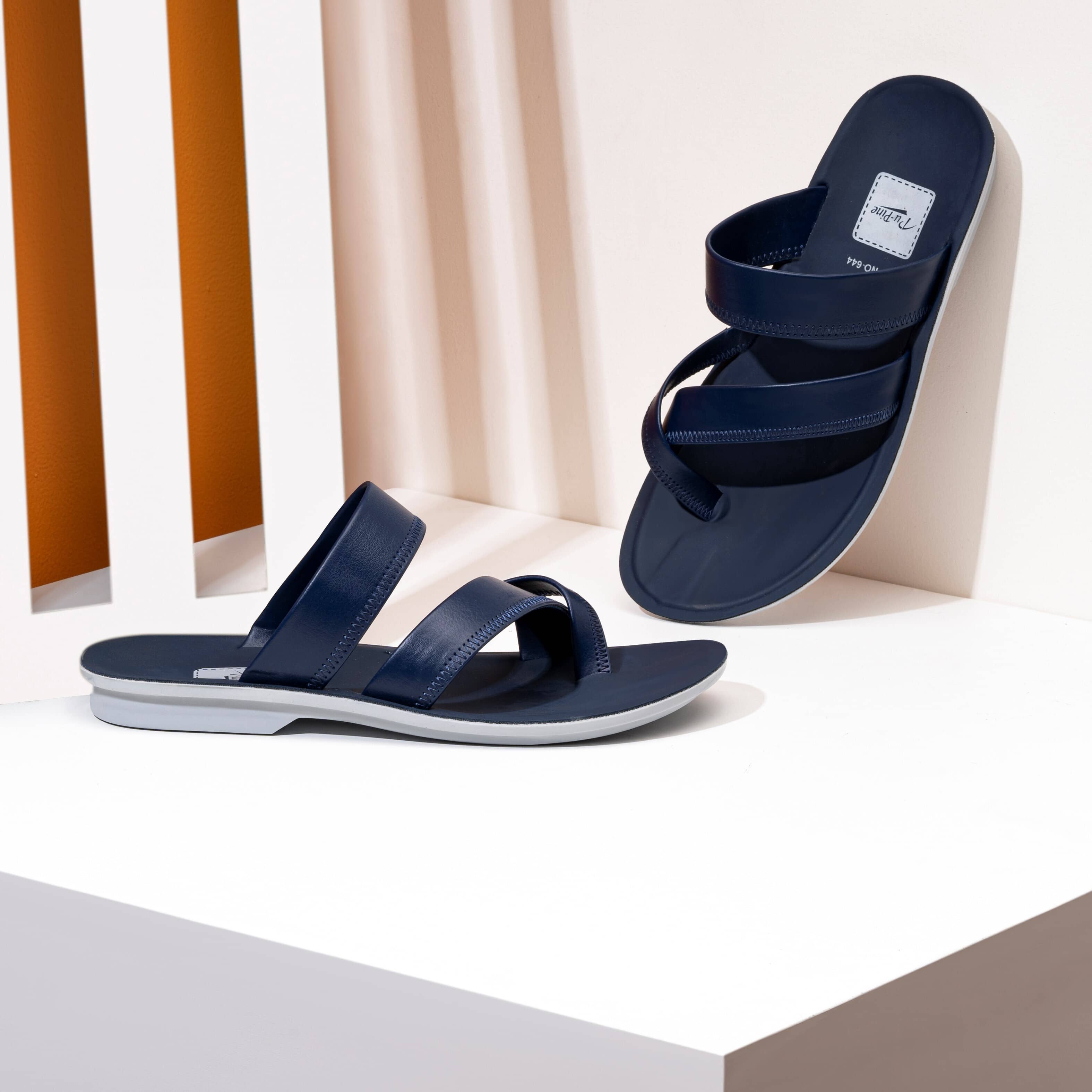 PUPINE Blue Men's Thong Flip Flop