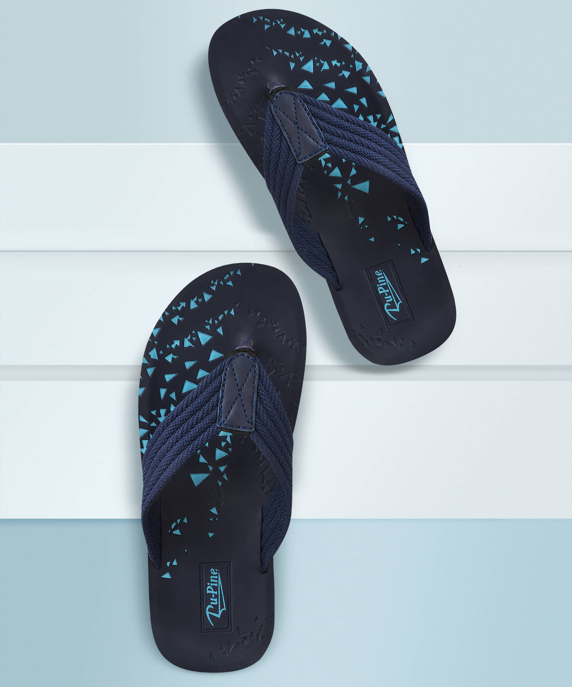     			PUPINE Blue Men's Thong Flip Flop