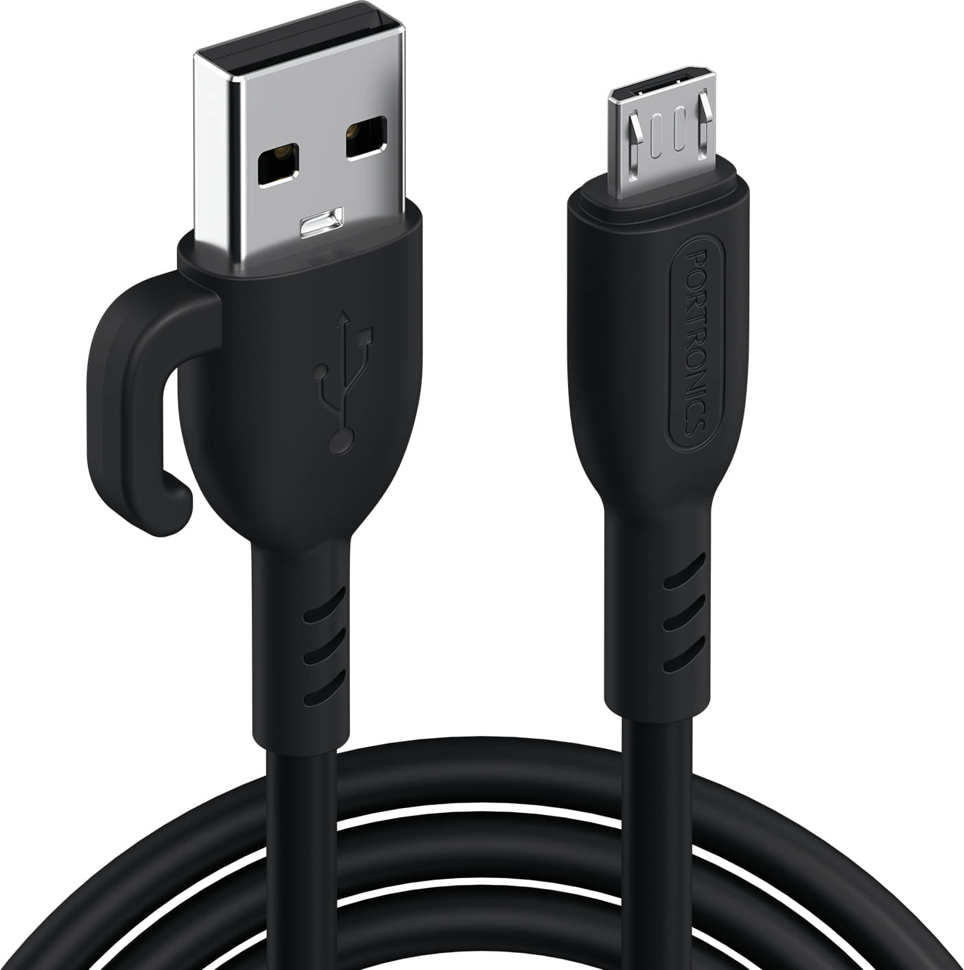     			Portronics Black 3A Micro USB Cable 1 Meter