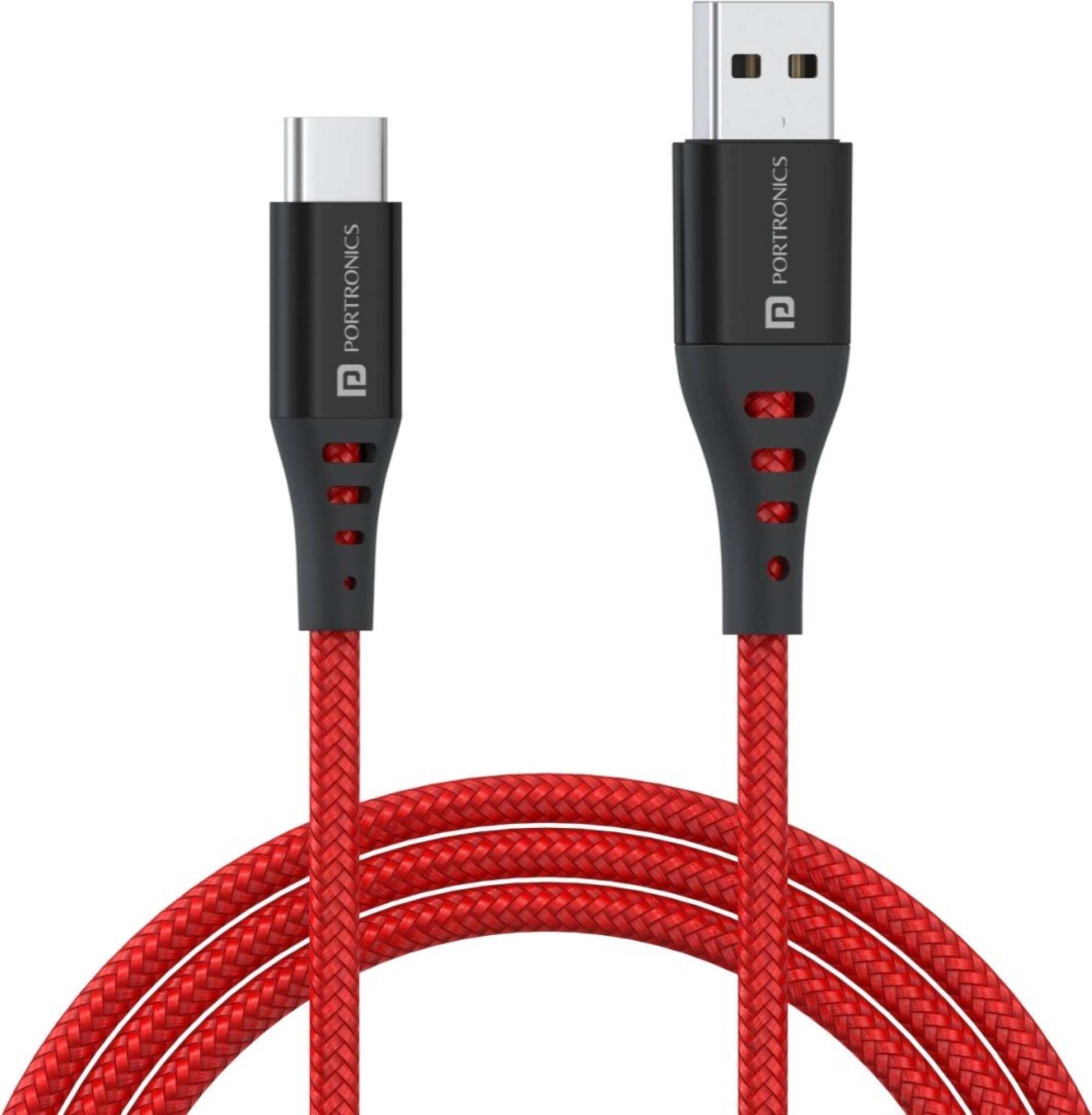     			Portronics Red 3A USB Data Cable 1 Meter