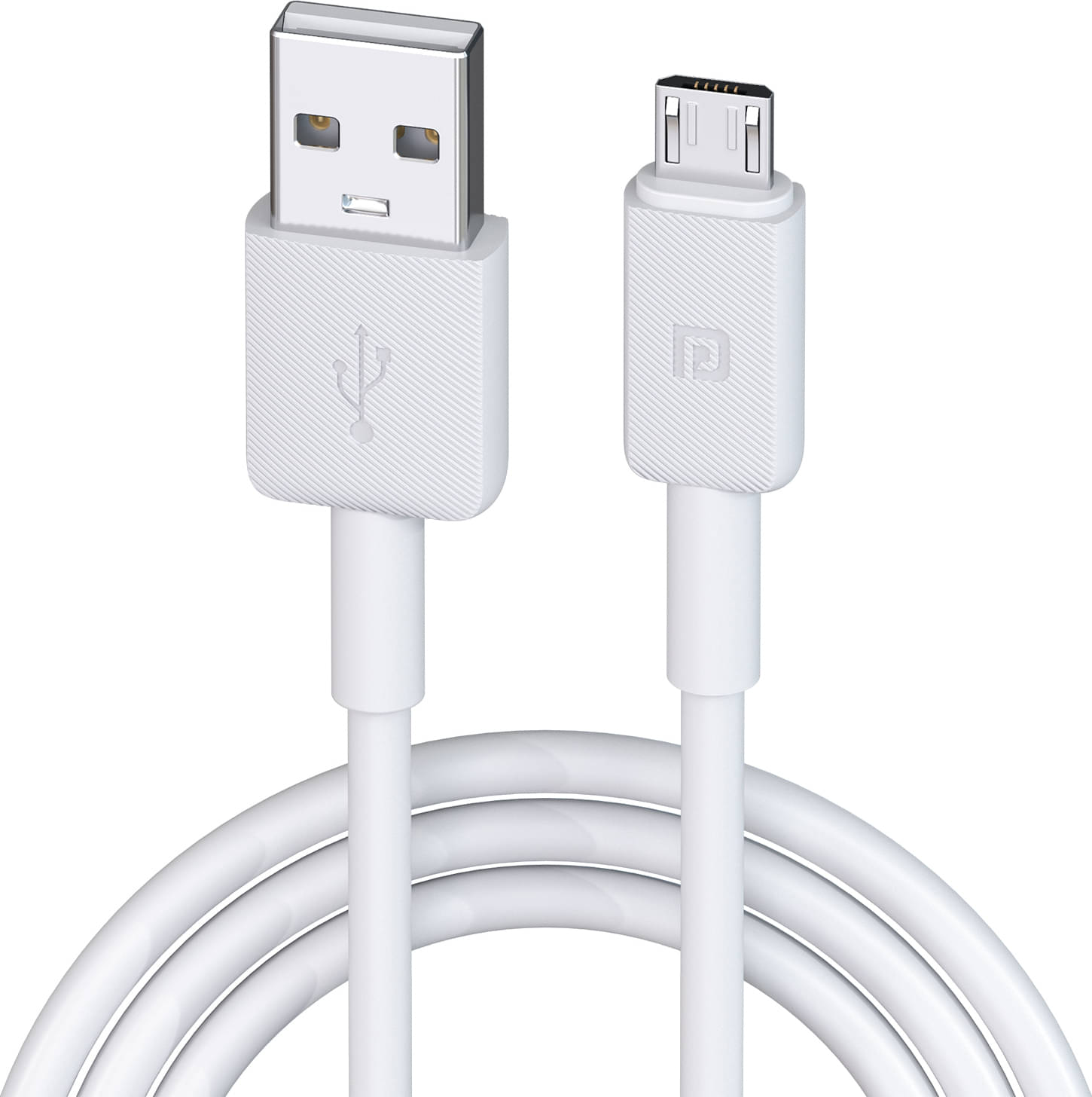 Portronics White 3A Micro USB Cable 1 Meter Portronics White 3A Micro USB Cable 1 Meter