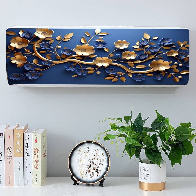 Sahaj Creation Single Polyester Blue AC Cover for Split AC Sahaj Creation Single Polyester Blue AC Cover for Split AC